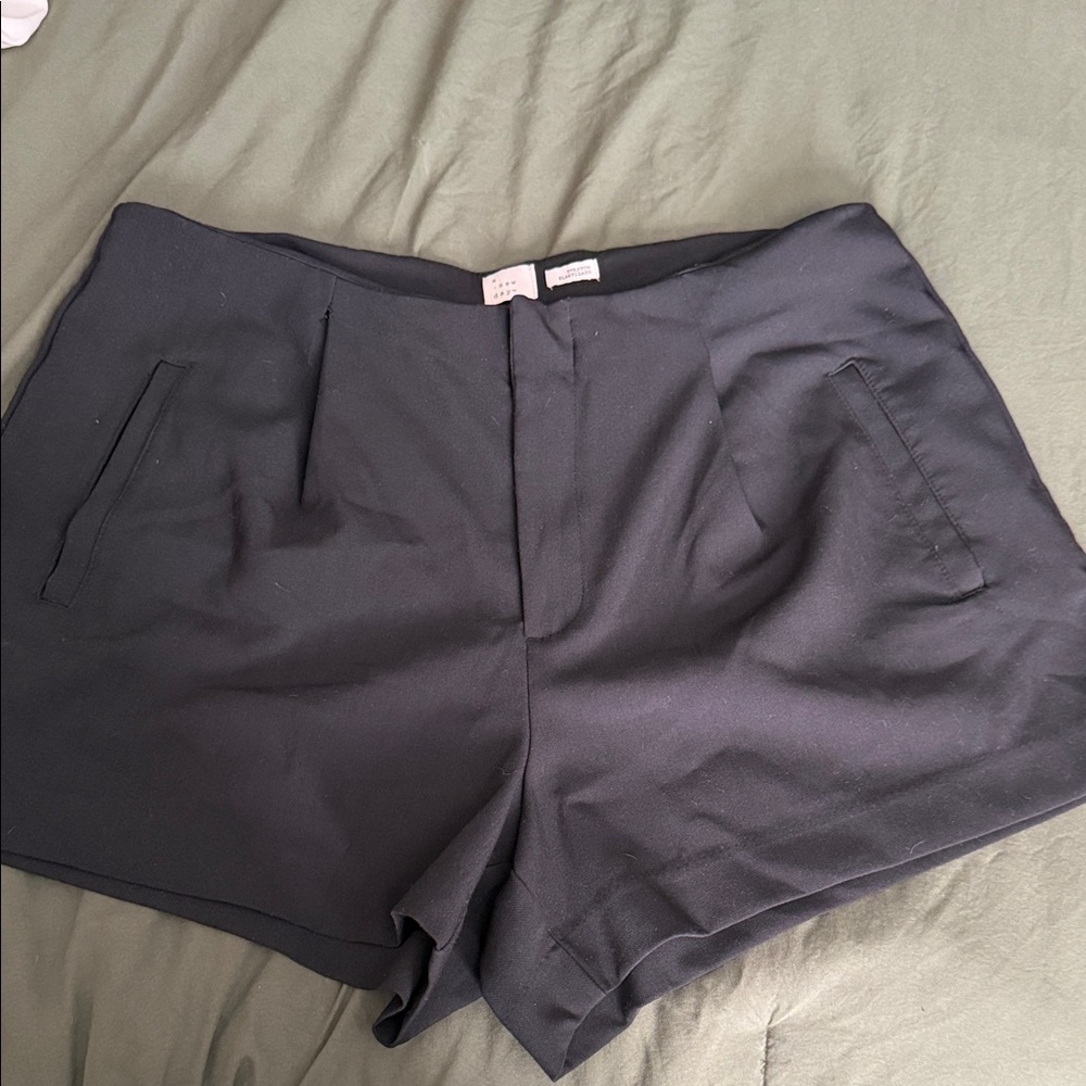 a new day Women's Dark Gray High Waist Shorts
